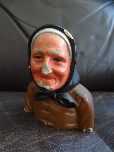 Ancien petit buste - petit, plâtre