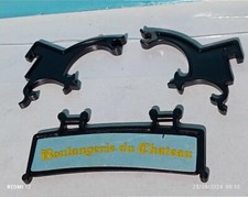 PLAYMOBIL SUPPORTS ET ANCIEN PANNEAU AFFICHE REF 3441 BOULANGERIE MÉDIÉVALE