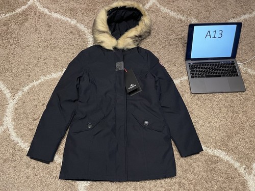 Parka helvetica femme bleu - parka,