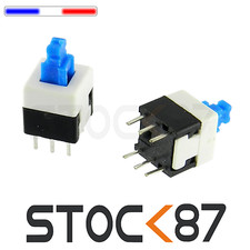 1310# 3 à 24 pcs bouton poussoir interrupteurs PCB 8x8mm DIP switch autobloquant