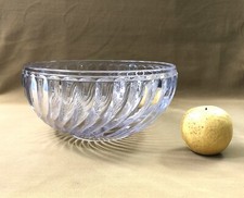 grand coupe / jatte / saladier cristal signé BACCARAT modèle BAMBOU TORS 26 cm