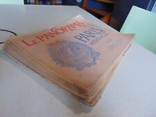 18 livrets  Le panorama Paris instantané 1900