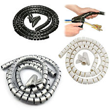 Organisation Kit Avec Mangeoire 25mm Grand Fil de Câble Rangé Drapé PC Maison TV