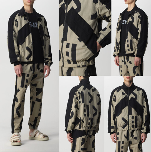 Kenzo veste panelisée bomber - panelisée,