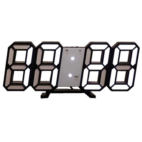 Horloge numérique led - numérique, 3d