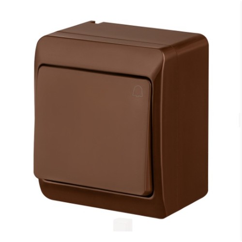 Bronze bouton sonnette - bronze, nt