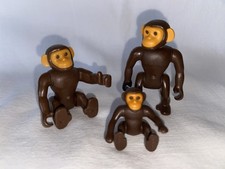 Playmobil Famille De Chimpanzés Savane Jungle Zoo Cirque Animaux