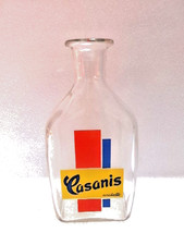 Carafe, carafon vintage publicitaire " CASANIS anisette " en verre