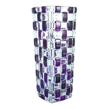 Vase En Verre De Murano Violet