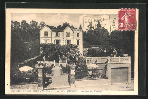 Cpa bourbon lancy thermal - bourbon-lancy,,