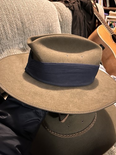 Genuine akubra military hat - military,