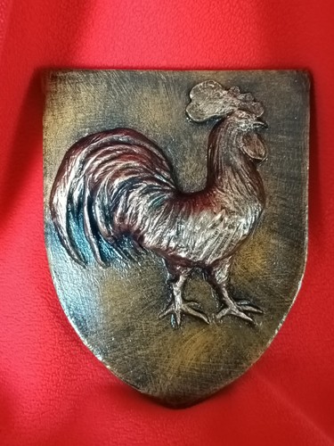 Blason coq gaulois symbole - le,