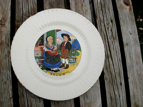 Assiette ancienne digoin - ancienne,