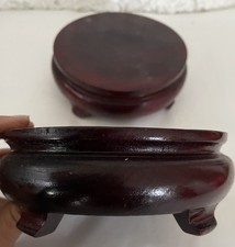 2 socles stand rond en bois