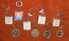 Porte-clés Lot x8 Madeleines Flandria THUMESNIL-lez-LILLE QUINQUIN St Christophe