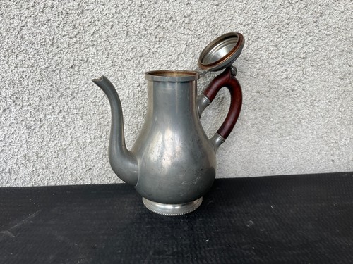 Cafetière ancienne étain - cafetière,
