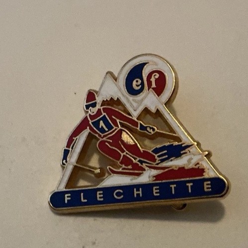 Insigne broche ski fléchette - ski,