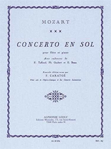 Concerto sol majeur pour - en,