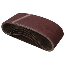 Disques de ponceuse à bande abrasive moyenne 75 mm x 457 mm 60 grains métal...