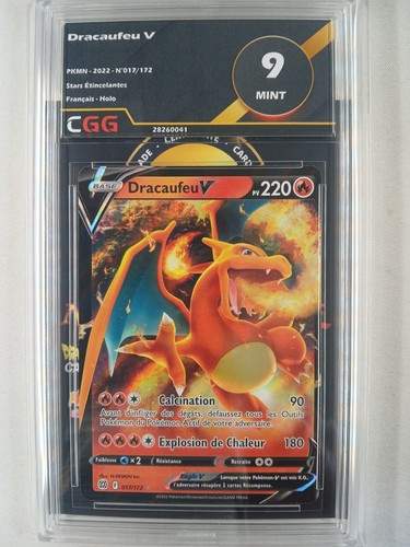 Carte pokémon dracaufeu v - fr,