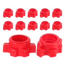  Lot de 12 colliers de serrage pour haltères Spinlock - Écrou hexagonal pour