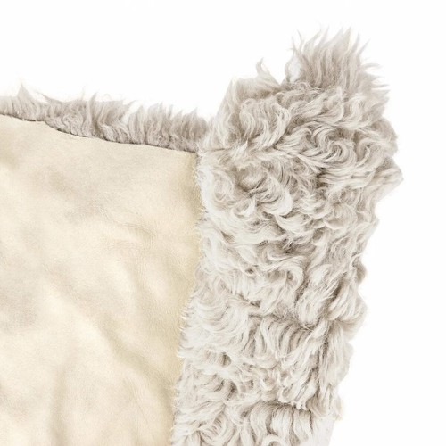 Peau mouton lainé - de, à