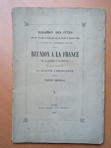 Fêtes juillet 1866 - fêtes, de