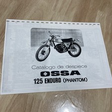 Ossa moto 125 enduro phantom catalogue liste pièce détachée