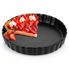 Moule à tarte céramique noir