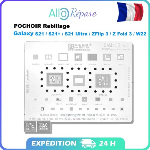 Pochoir rebillage bga - rebillage,