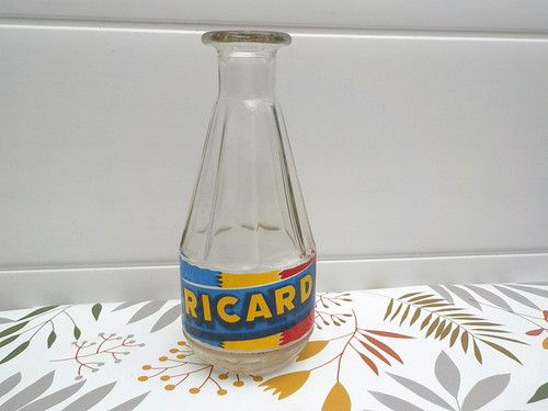 Carafe verre ricard couleur - verre,