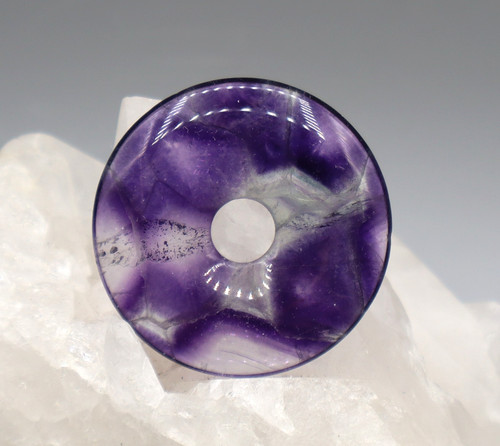 Pendentif donut fluorite - pendentif,