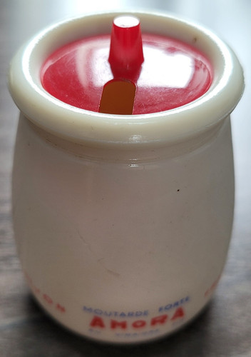 Ancien pot moutarde - ancien,
