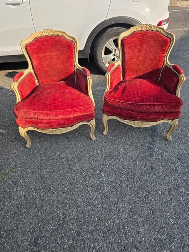 Lot 071 paire - de, fauteuil