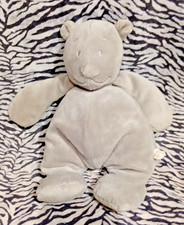 🦁 NOUKIES  DOUDOU PELUCHE POUDRE D'ETOILE OURS TONTON TOUT GRIS  26CM NEUF