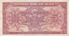 5 Francs 1943 - Rouge - Série