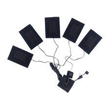 Coussin Chauffant électrique USB, Serviette Chauffante Lavable pour Manteau