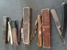 Lot 4 Rasoir Coupe Choux Ancien Avec Boite