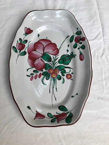 Plat faience est - faience,