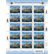 Timbre Musée Robert Tatin - Mayenne en feuillet de France N°F152 neuf**.