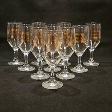 Vintage 10 verres à apéritif