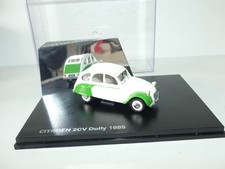 CITROEN 2CV DOLLY 1986 Blanc et Vert NOREV 1:43