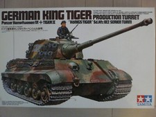 Maquette 1/35 TAMIYA Ref 35164 German King Tiger "Production Turret" + Zimmerit