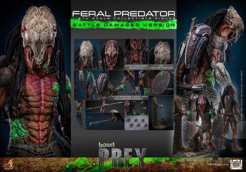 Hot toys feral predator - feral, (