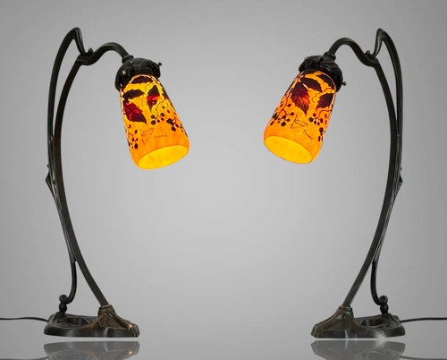 Paire lampes daum nancy - paire,
