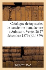 Catalogue de tapisseries de
