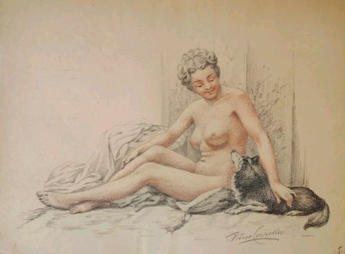 Dessin modèle nue féminin - dessin,
