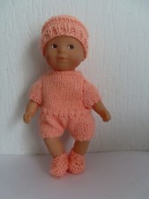 DERNIER vetement poupée mini-calin  corolle 20 cm 3 pieces barboteuse +chapeau+