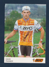 CYCLISME carte cycliste DAVID PAGNIER  équipe BIC Signée
