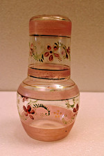 Vintage Main Peint Verre